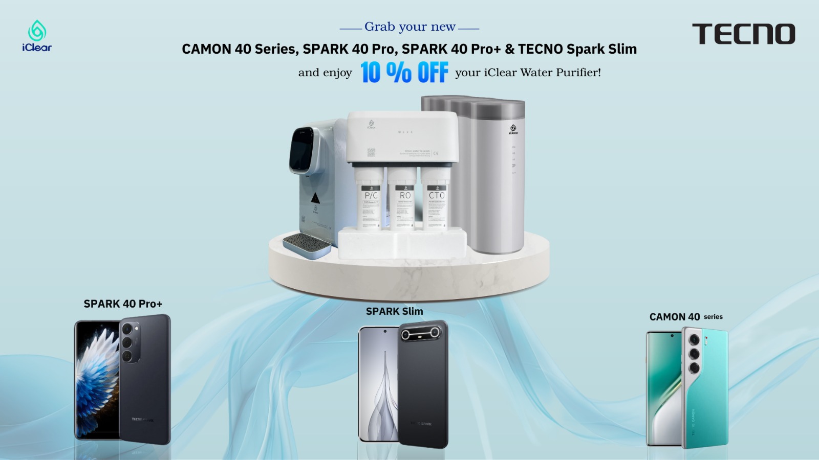 Tech Meets Clean Water: How the Tecno & iClear Partnership Delivers Double Value