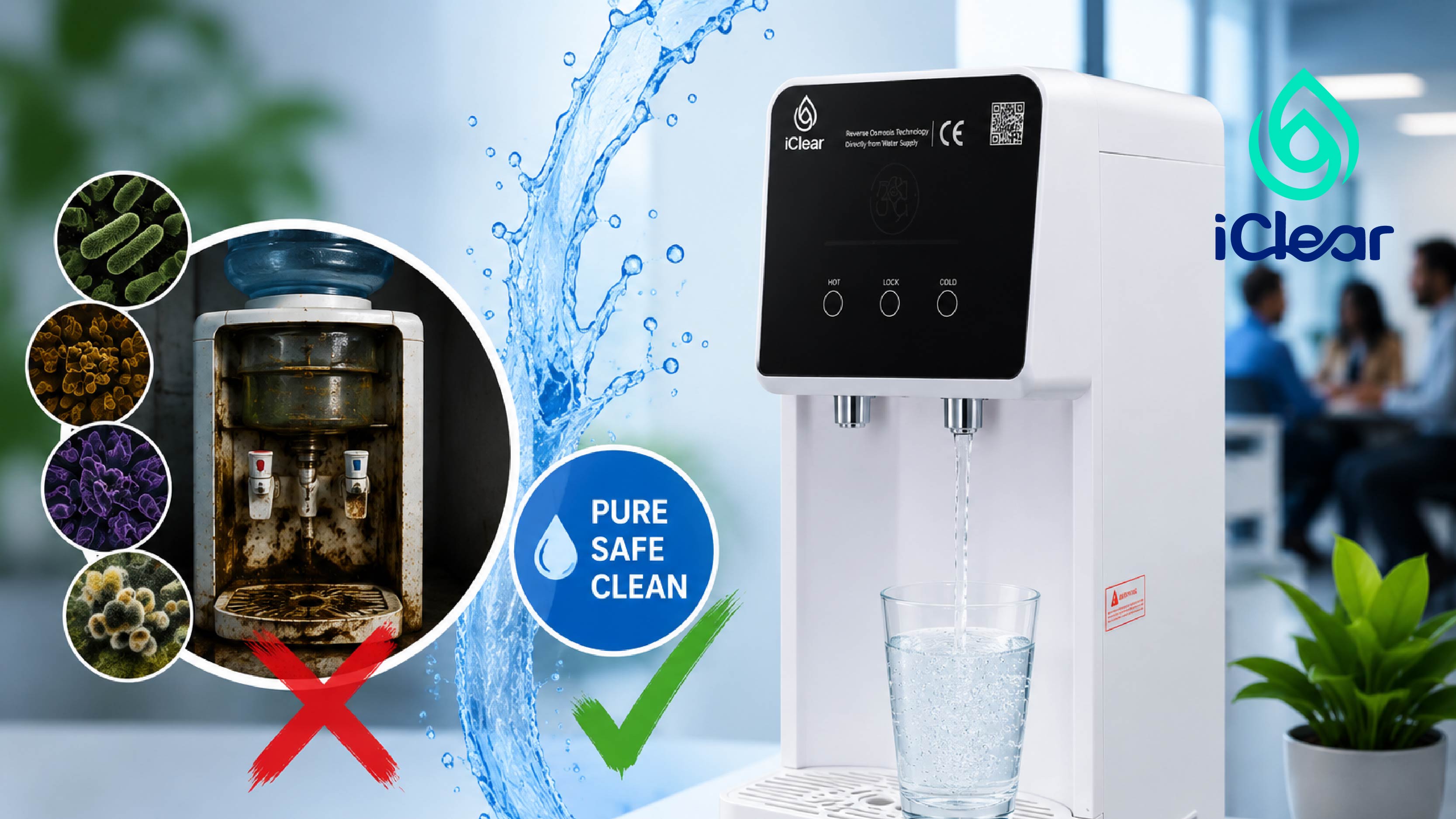 The Office Water Dispenser Is the Dirtiest Thing Your Team Drinks From Every Day